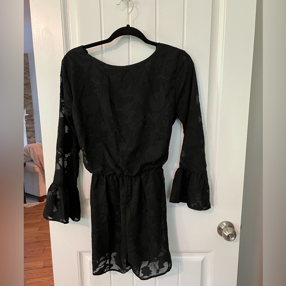 Francesca’s Black Lace Romper - Picture 8 of 9